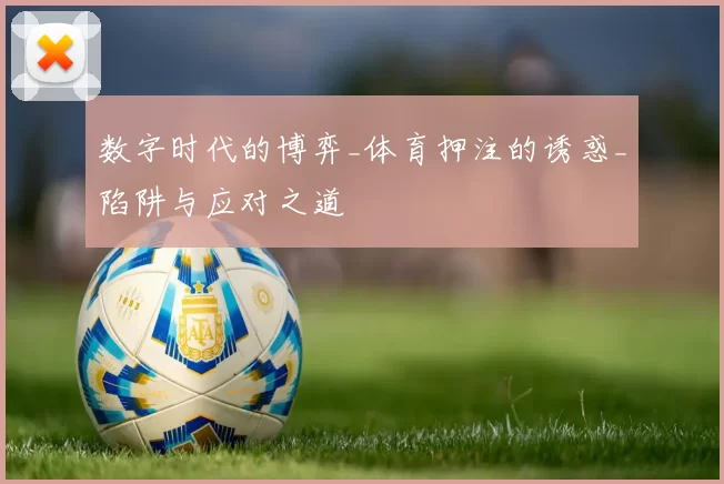 数字时代的博弈_体育押注的诱惑_陷阱与应对之道